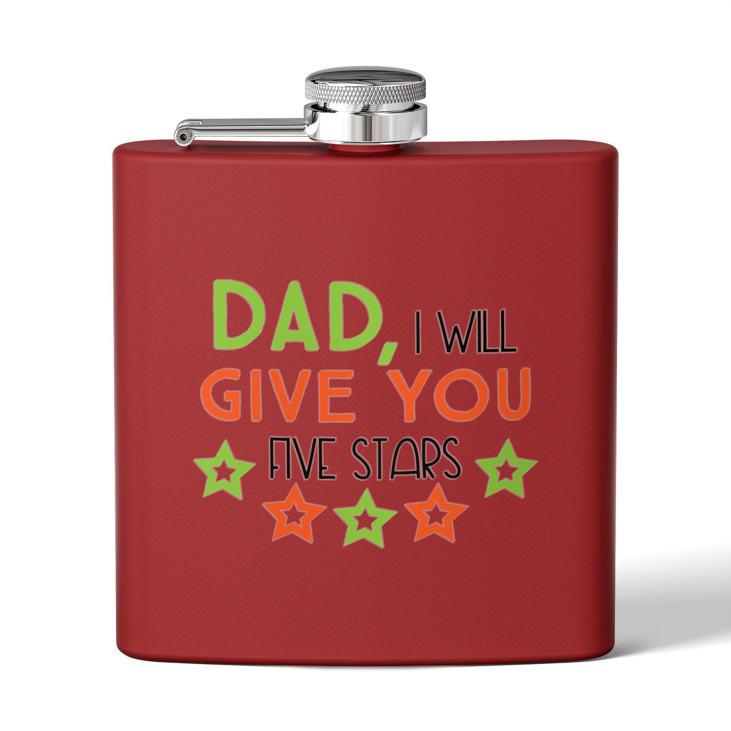 Funny Gift for Dad | Father’s Day Hip Flask | Dad Gift for Husband | Grandpa | New Dad Flask  I Stainless Steel 6oz | Gift Flask