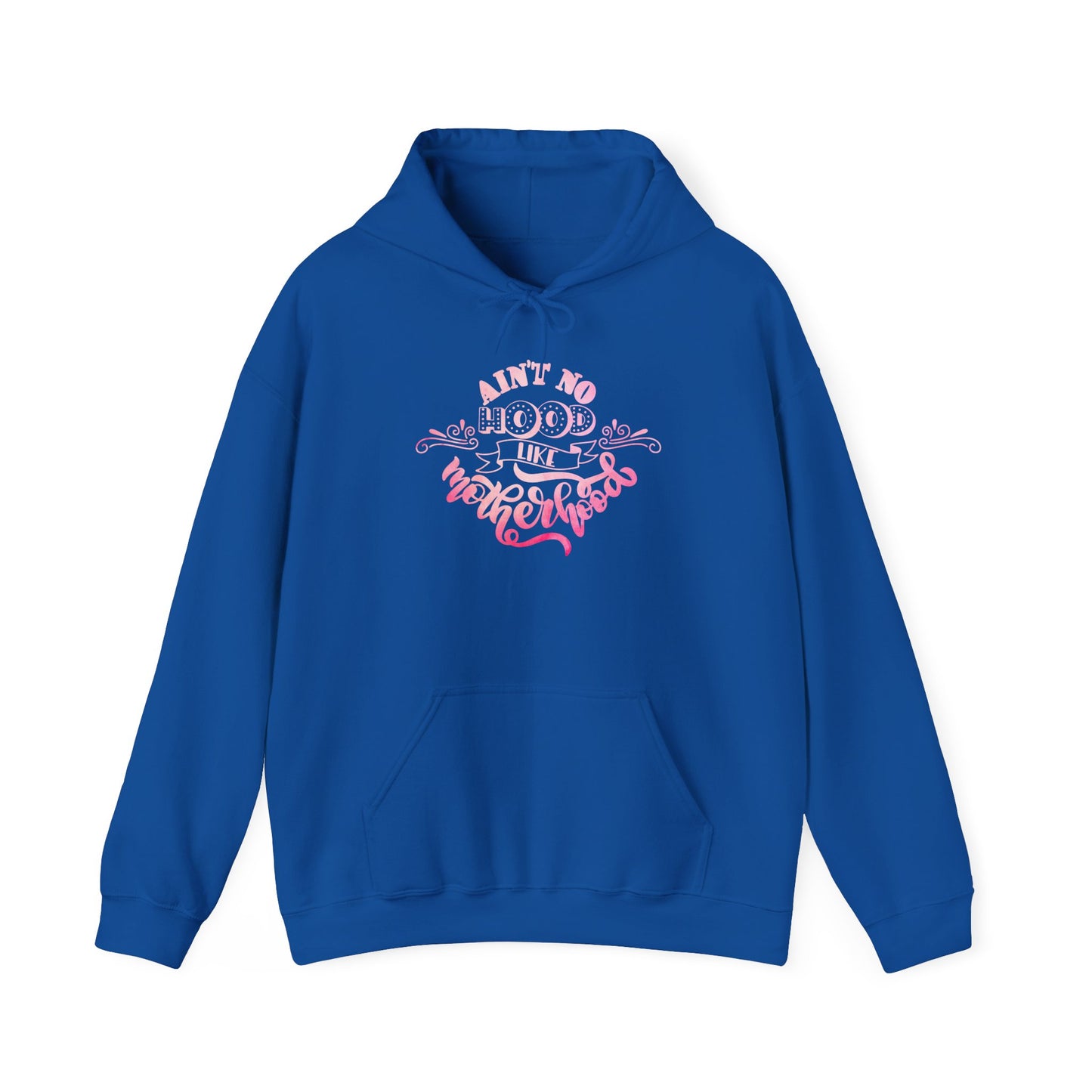 Funny Mom Hoodie | Cozy Women’s Sweatshirt | Gift for Moms | Unisex Heavy Blend | Hooded Sweatshirt | Ain’t No Hood Like Motherhood Hoodie