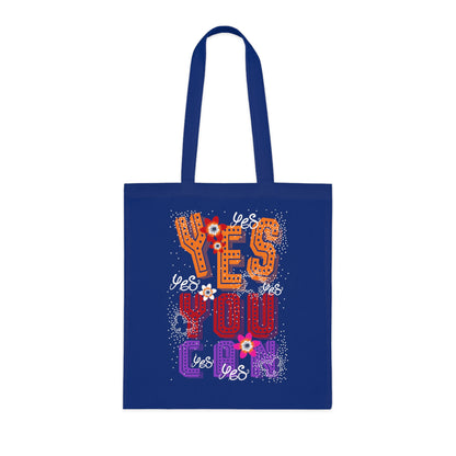 Motivational Canvas Tote Bag for Women, Work, School & Everyday Use | Cotton Tote