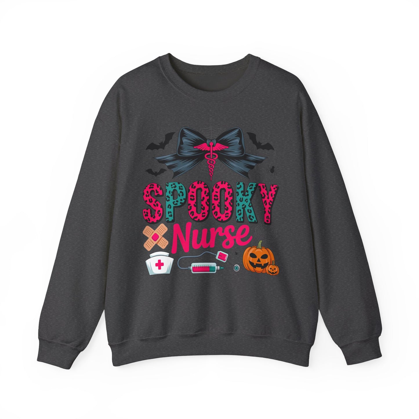Nurse | Halloween Sweatshirt | Ghost Sweatshirt | Fall Sweatshirt | Pumpkin Sweatshirt | Cozy Sweatshirt | Halloween Top | Halloween Party