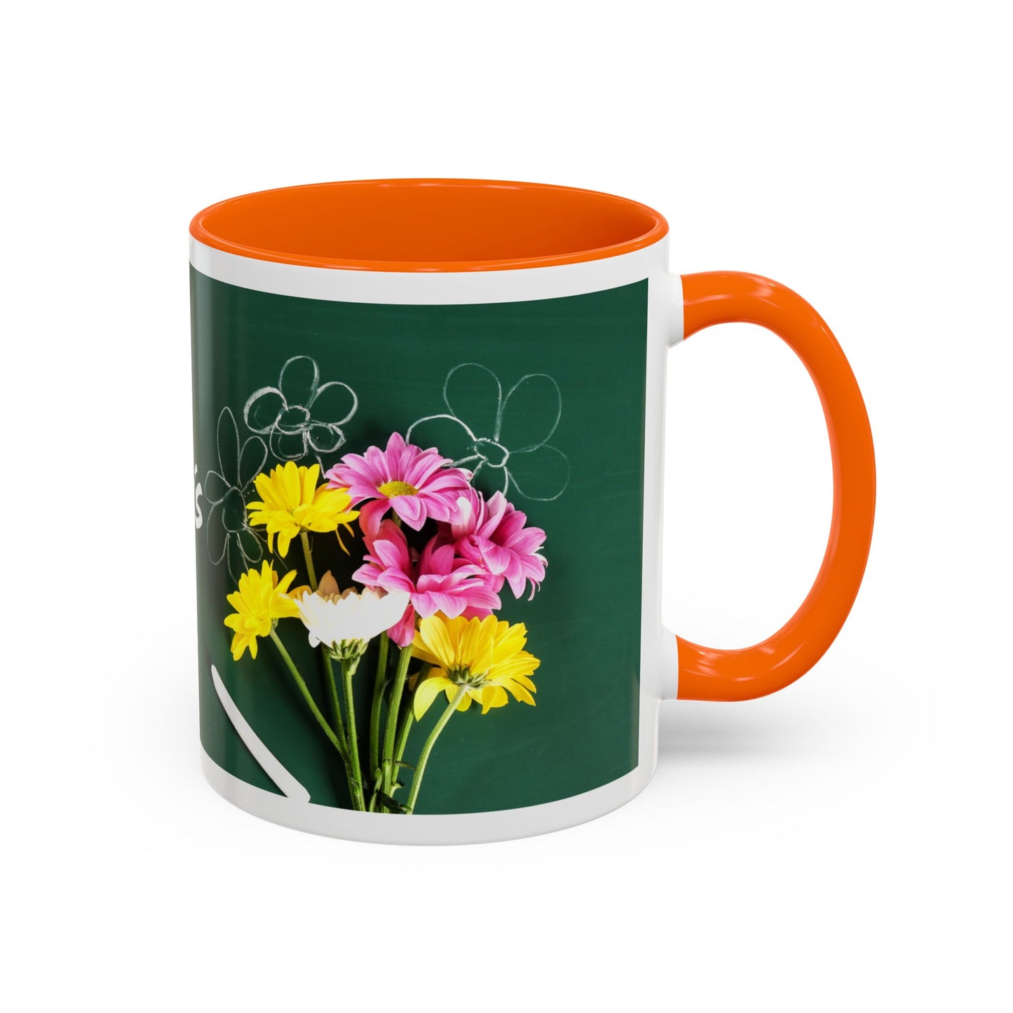 Best Teacher Ever Mug | Cute Appreciation Gift for Teachers | Thank You Gift Idea | Accent Coffee Mug | 11oz | 15oz