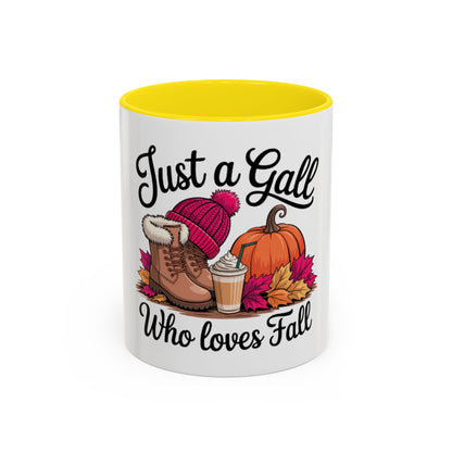 Cute Autumn Coffee Mug | Fall Aesthetic Ceramic Cup | Pumpkin Spice Lover Gift | Accent Coffee Mug  | 11oz