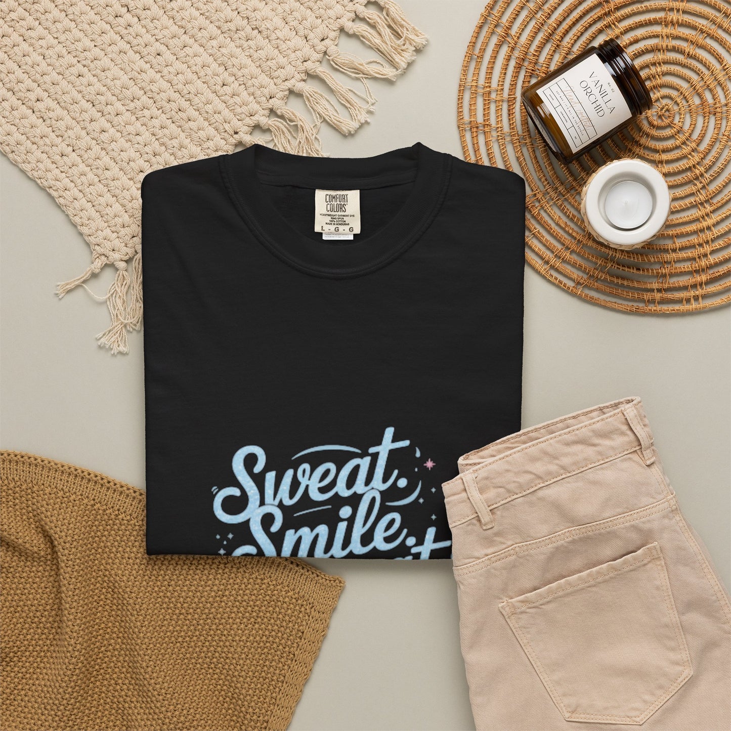 Motivational Mom Fitness Tee | Garment-Dyed T-shirt