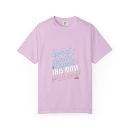 Motivational Mom Fitness Tee | Garment-Dyed T-shirt