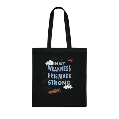 Christian Faith Canvas Tote Bag for Church | Everyday Use Tote | Cotton Tote | Christian Tote Bag
