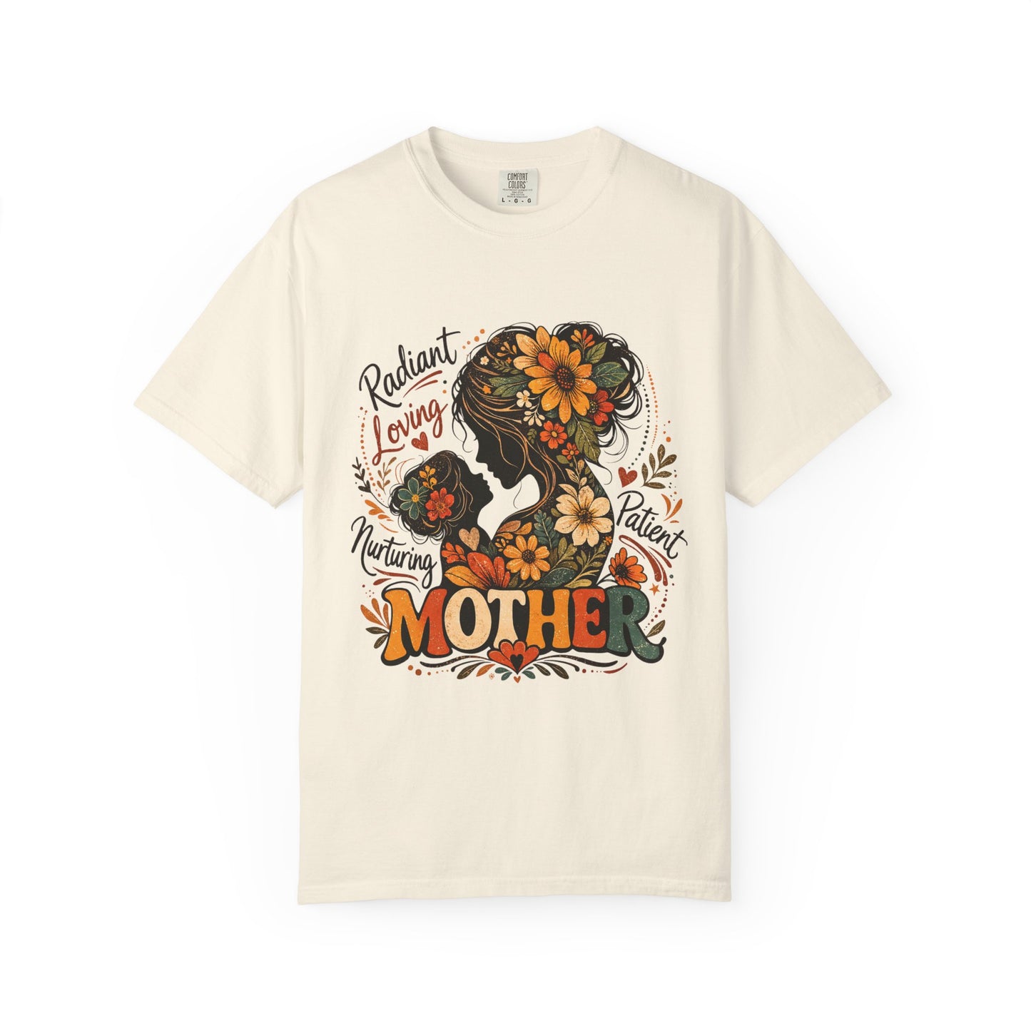 Radiant Loving Mother Graphic T-Shirt | Floral Mom Appreciation Tee