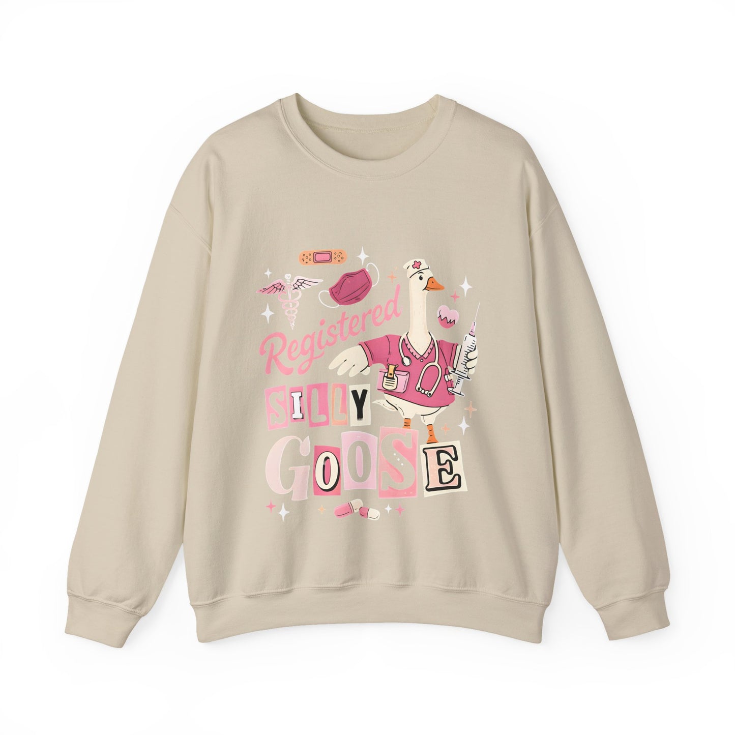 Funny Nurse Crewneck | Cute Nursing Sweatshirt | Healthcare Worker Gift | Unisex Sweatshirt