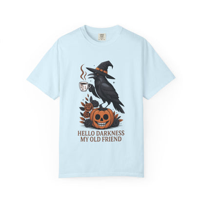 Halloween T-Shirt | Witchy Raven Pumpkin Graphic Tee | Unisex  T-shirt