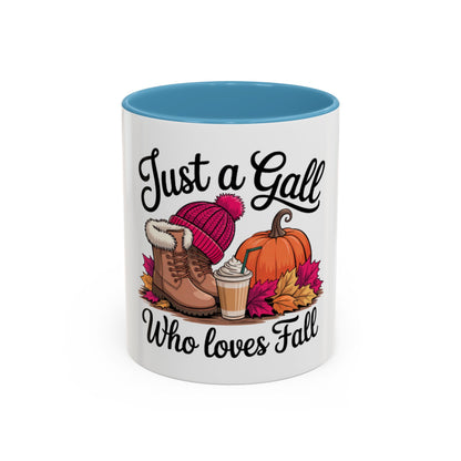 Cute Autumn Coffee Mug | Fall Aesthetic Ceramic Cup | Pumpkin Spice Lover Gift | Accent Coffee Mug  | 11oz
