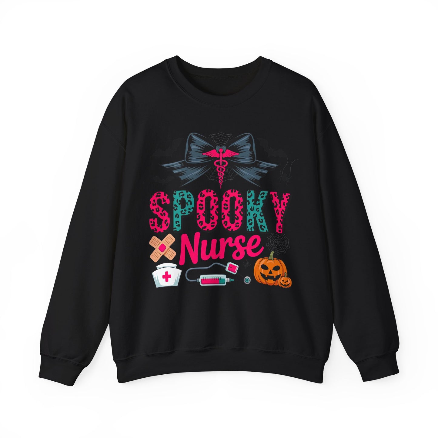 Nurse | Halloween Sweatshirt | Ghost Sweatshirt | Fall Sweatshirt | Pumpkin Sweatshirt | Cozy Sweatshirt | Halloween Top | Halloween Party