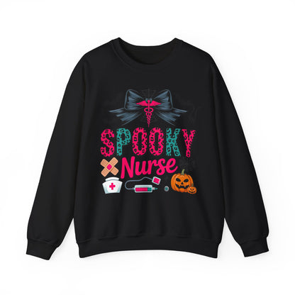 Nurse | Halloween Sweatshirt | Ghost Sweatshirt | Fall Sweatshirt | Pumpkin Sweatshirt | Cozy Sweatshirt | Halloween Top | Halloween Party