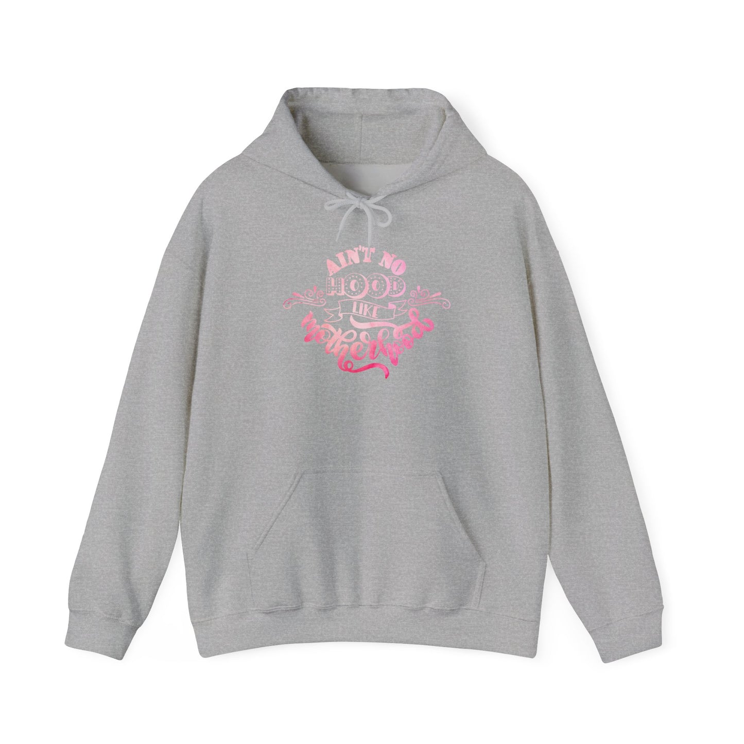 Funny Mom Hoodie | Cozy Women’s Sweatshirt | Gift for Moms | Unisex Heavy Blend | Hooded Sweatshirt | Ain’t No Hood Like Motherhood Hoodie