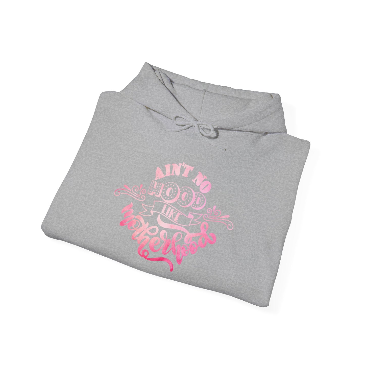Funny Mom Hoodie | Cozy Women’s Sweatshirt | Gift for Moms | Unisex Heavy Blend | Hooded Sweatshirt | Ain’t No Hood Like Motherhood Hoodie