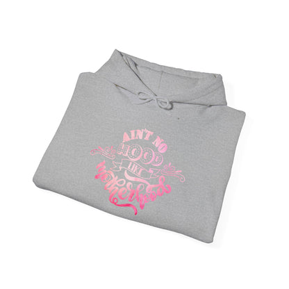 Funny Mom Hoodie | Cozy Women’s Sweatshirt | Gift for Moms | Unisex Heavy Blend | Hooded Sweatshirt | Ain’t No Hood Like Motherhood Hoodie