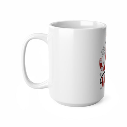 Joy to the World Christmas Mug, Holiday Coffee Cup | Festive Winter Mug | Christmas Coffee Lover Gift | Merry Christmas Mug | Holiday Drinkware | Seasonal Gift | 11oz | 15oz