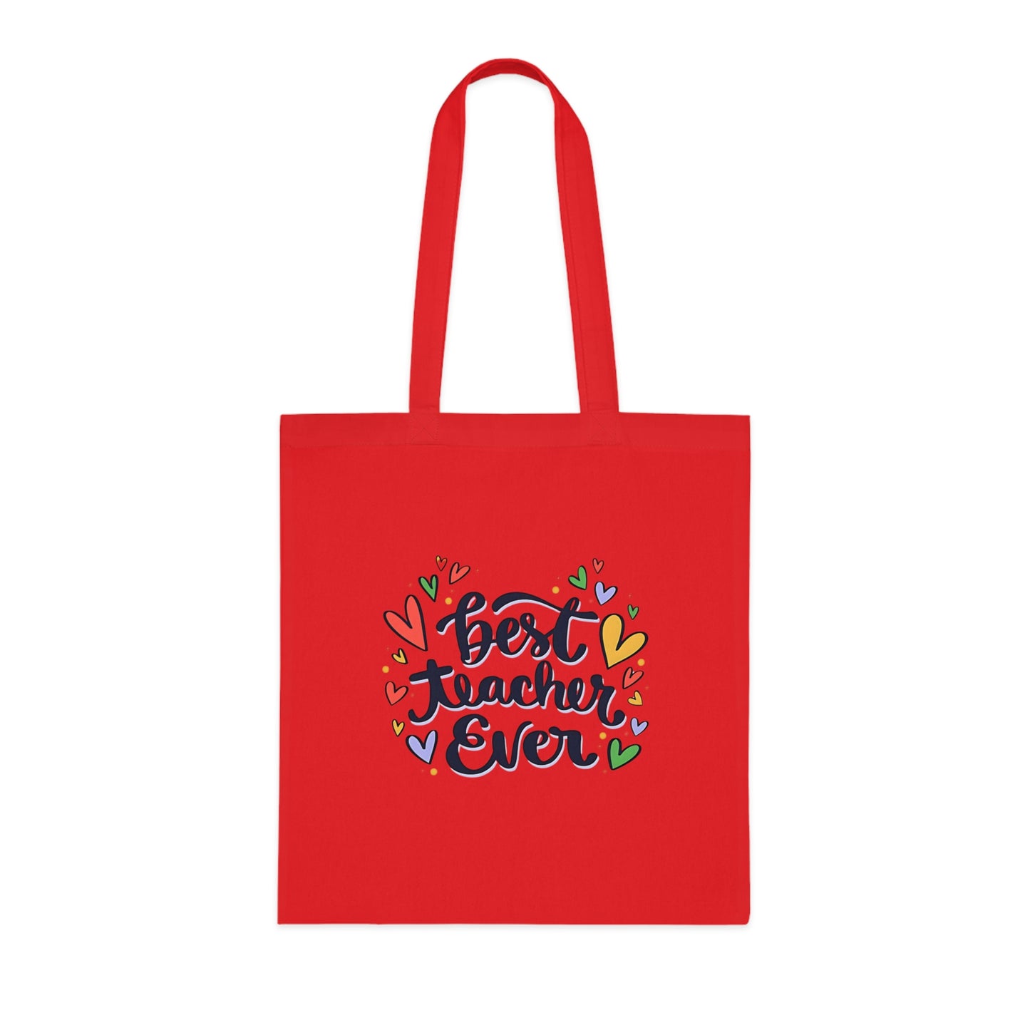 Cute Teacher Gift | Canvas Tote for School | Work | Everyday Use | Cotton Tote