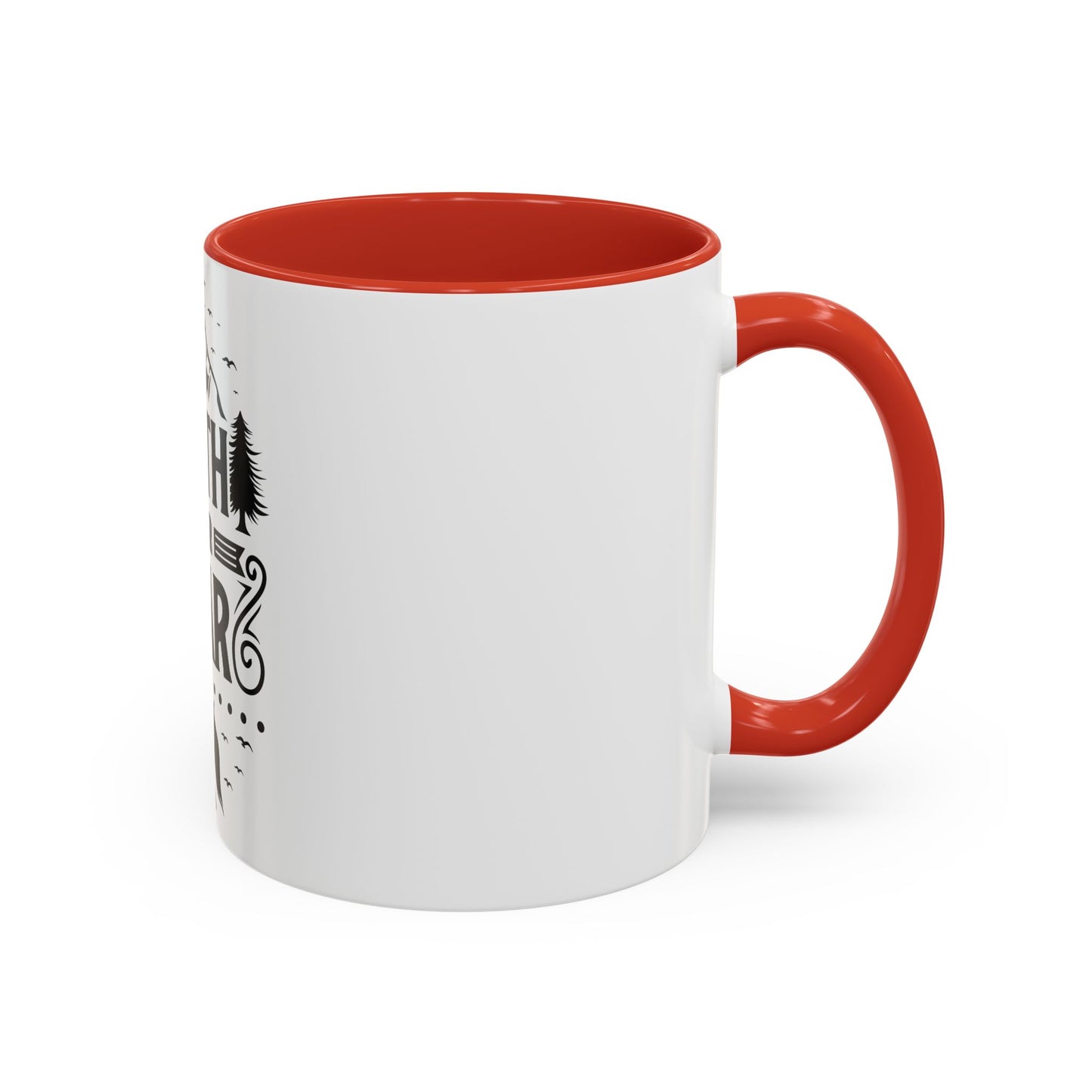 Faith Over Fear Mug | Inspirational Coffee Cup | Motivational Gift | Christian Mug | Positive Quote Drinkware | Accent Coffee Mug  | 11oz | 15oz