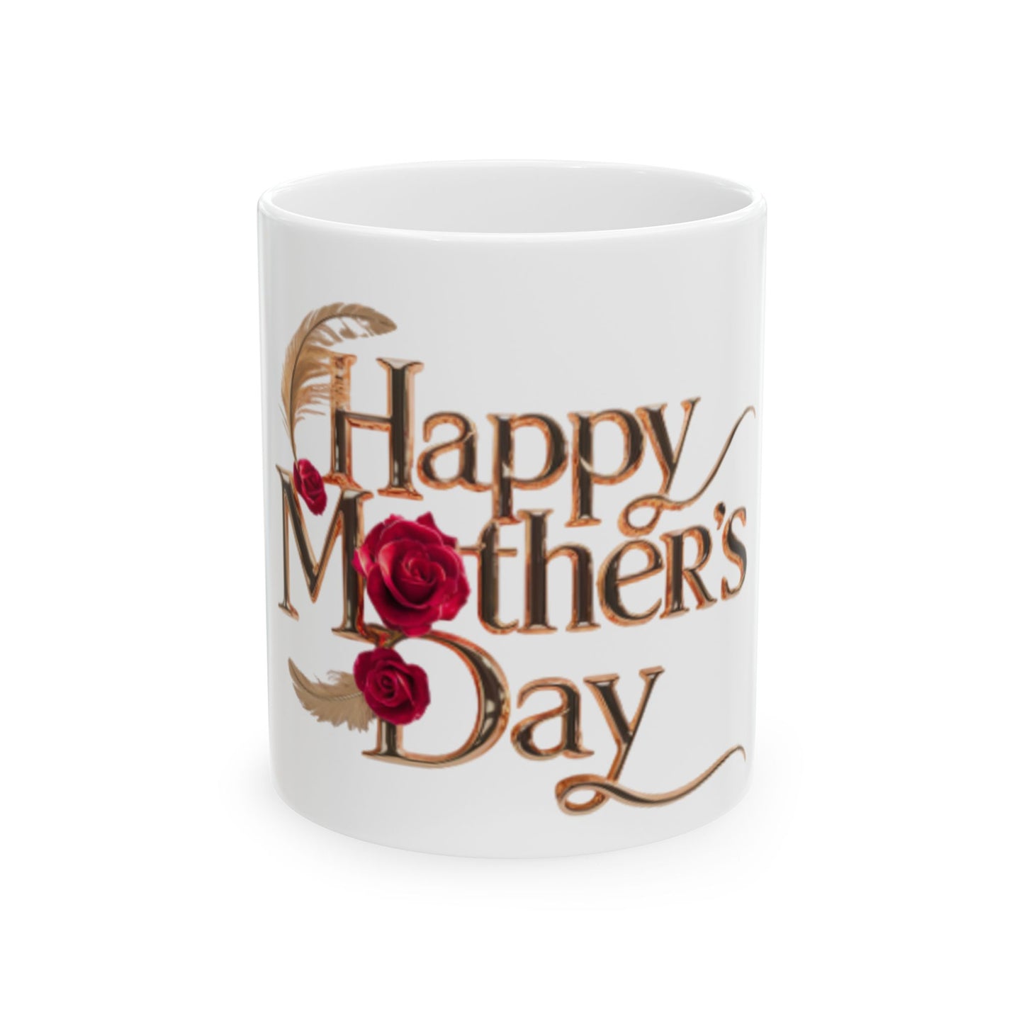 Happy Mother’s Day Mug Gift | Floral Ceramic Coffee Cup for Mum | Garden Relaxation Gift Idea for Mom | Ceramic Mug  | 11oz | 15oz
