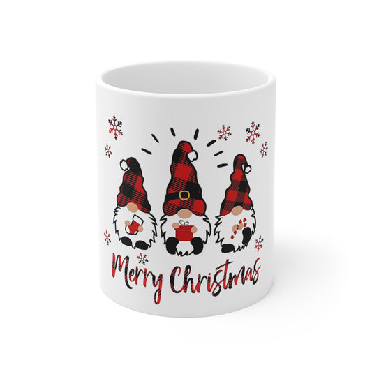 Christmas Coffee Mug | Buffalo Plaid Holiday Coffee Cup | Festive Christmas Mug | Cozy Winter Drinkware | Christmas Gift for Coffee Lovers | 11oz | 15oz 11oz, 15oz