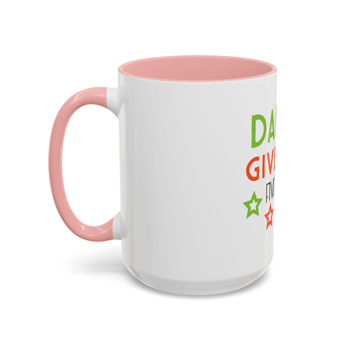 Coffee Cup | Dad I Will Give You Five Stars Mug | Funny Dad Gift | Father’s Day Mug | Cute Gift for Dad from Kids | Dad Coffee Mug