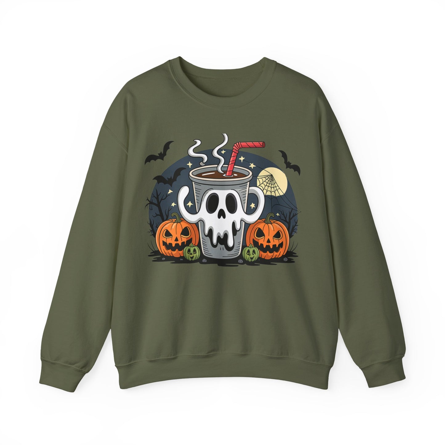 Spooky Sweatshirt | Halloween Sweatshirt | Ghost Sweatshirt | Autumn Sweatshirt | Fall Sweatshirt | Vintage Sweatshirt| Retro Sweatshirt