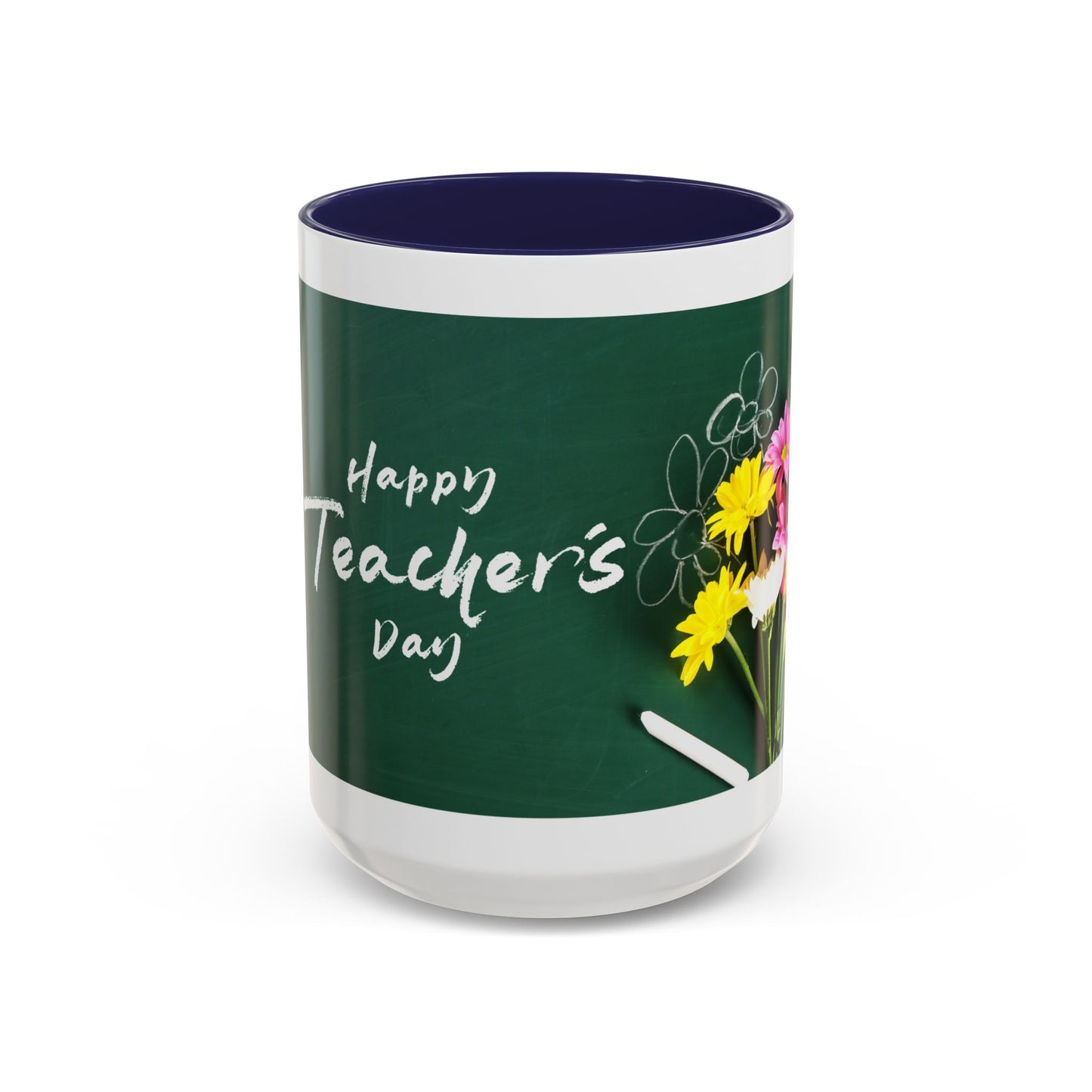 Best Teacher Ever Mug | Cute Appreciation Gift for Teachers | Thank You Gift Idea | Accent Coffee Mug | 11oz | 15oz