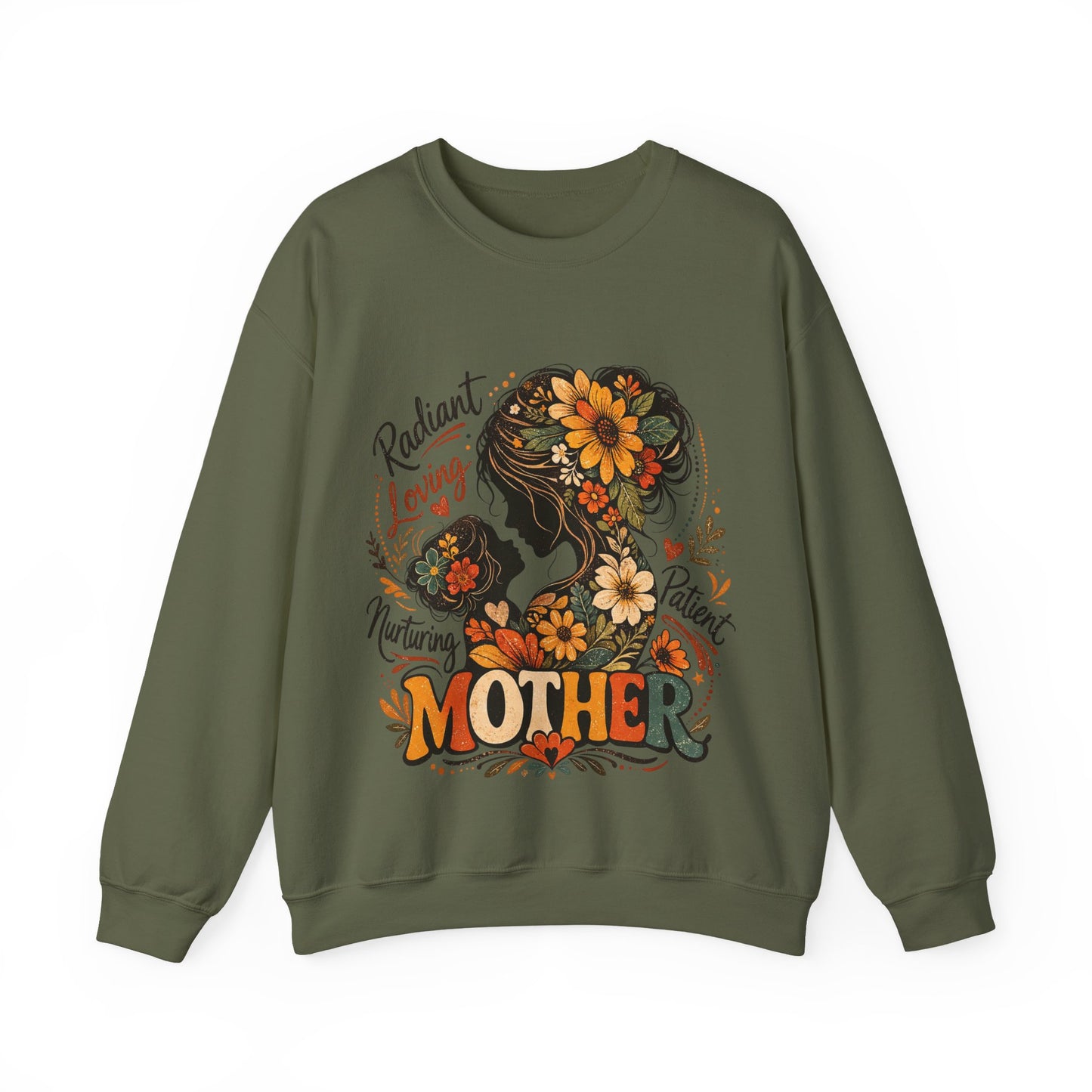 Mother Floral Sweatshirt | Cozy Mom Crewneck | Vintage Motherhood Sweatshirt