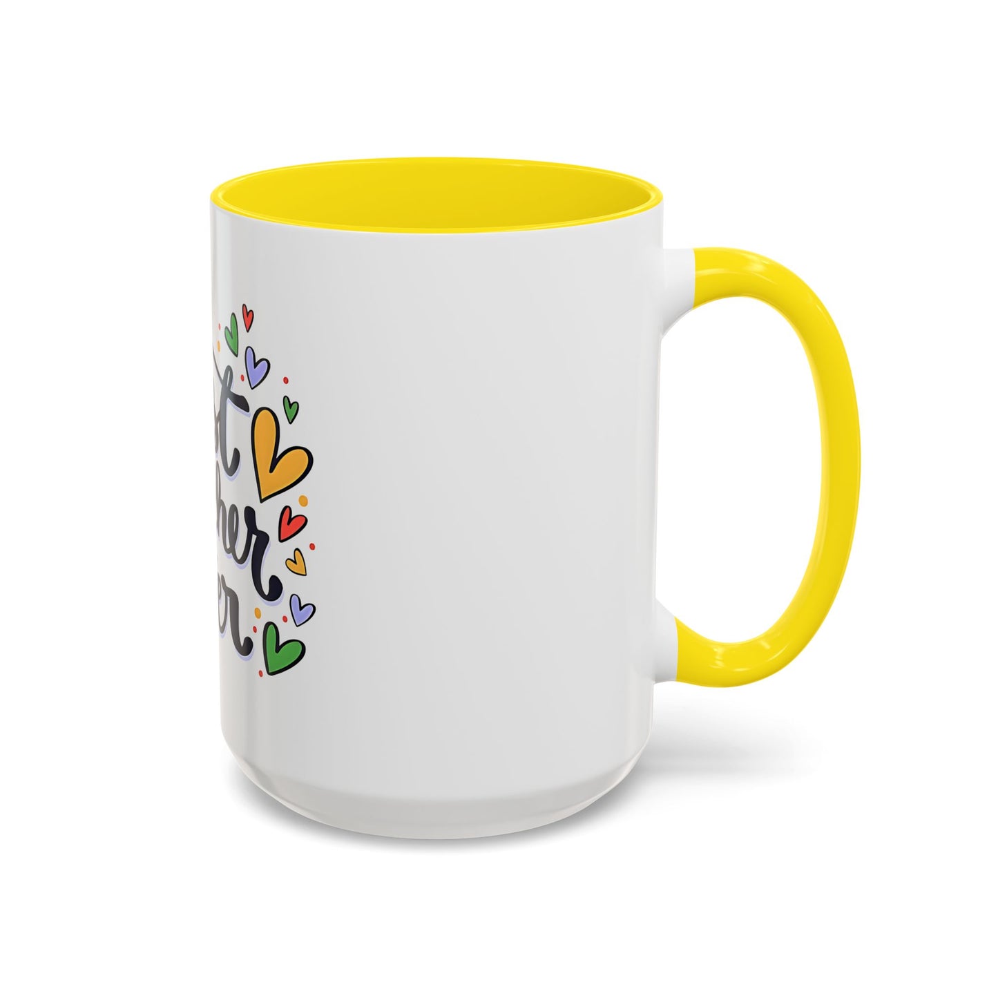 Teacher Appreciation Coffee Mug | Cute Gift for Teachers | Classroom Ceramic Cup | Accent Coffee Mug | 11oz | 15oz