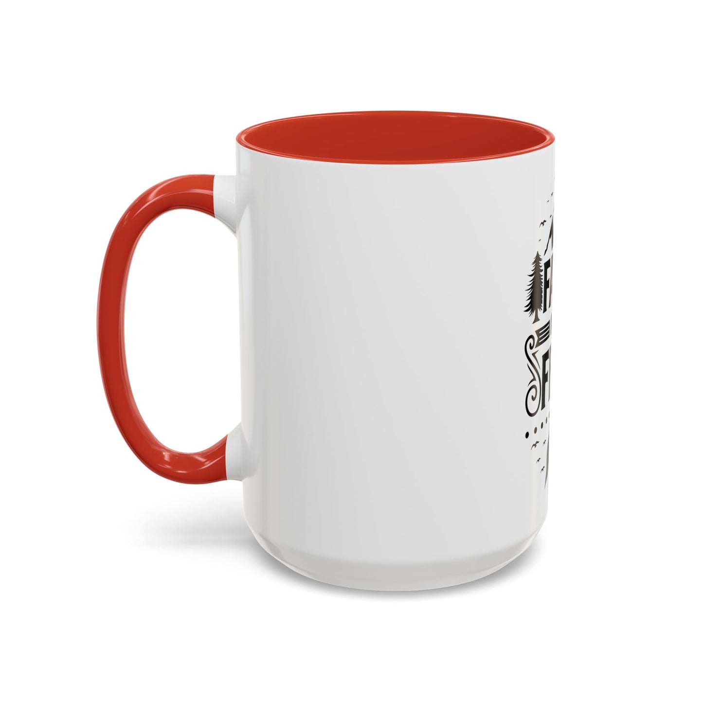 Faith Over Fear Mug | Inspirational Coffee Cup | Motivational Gift | Christian Mug | Positive Quote Drinkware | Accent Coffee Mug  | 11oz | 15oz
