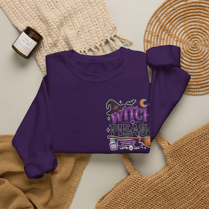 Witch Halloween | Ghost Sweatshirt | Autumn Sweatshirt | Fall Sweatshirt | Trendy Sweatshirt | Unisex Sweatshirt | Oversized Sweatshirt