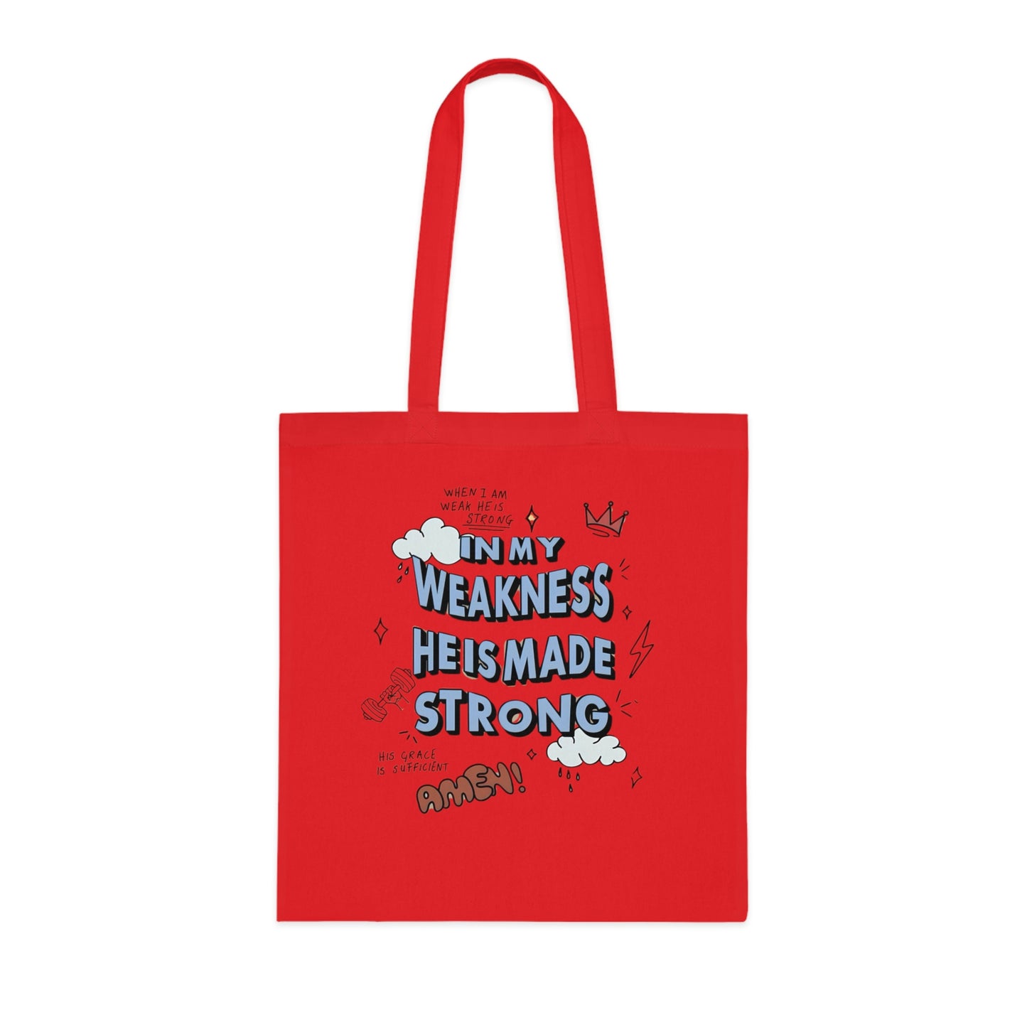 Christian Faith Canvas Tote Bag for Church | Everyday Use Tote | Cotton Tote | Christian Tote Bag