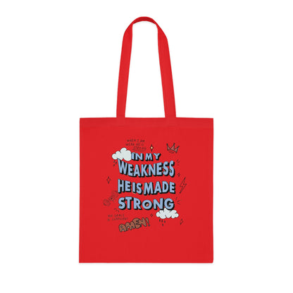 Christian Faith Canvas Tote Bag for Church | Everyday Use Tote | Cotton Tote | Christian Tote Bag