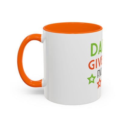 Coffee Cup | Dad I Will Give You Five Stars Mug | Funny Dad Gift | Father’s Day Mug | Cute Gift for Dad from Kids | Dad Coffee Mug