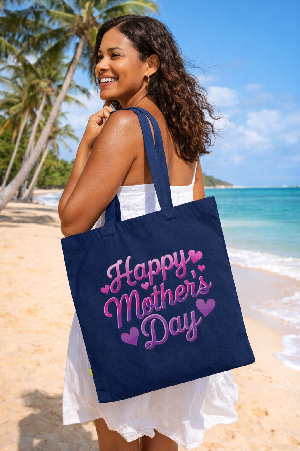 First Time Mom Tote Bag | Cute New Mom Gift | Baby Shower Gift Bag | Motherhood Canvas Tote | Mama Gift |