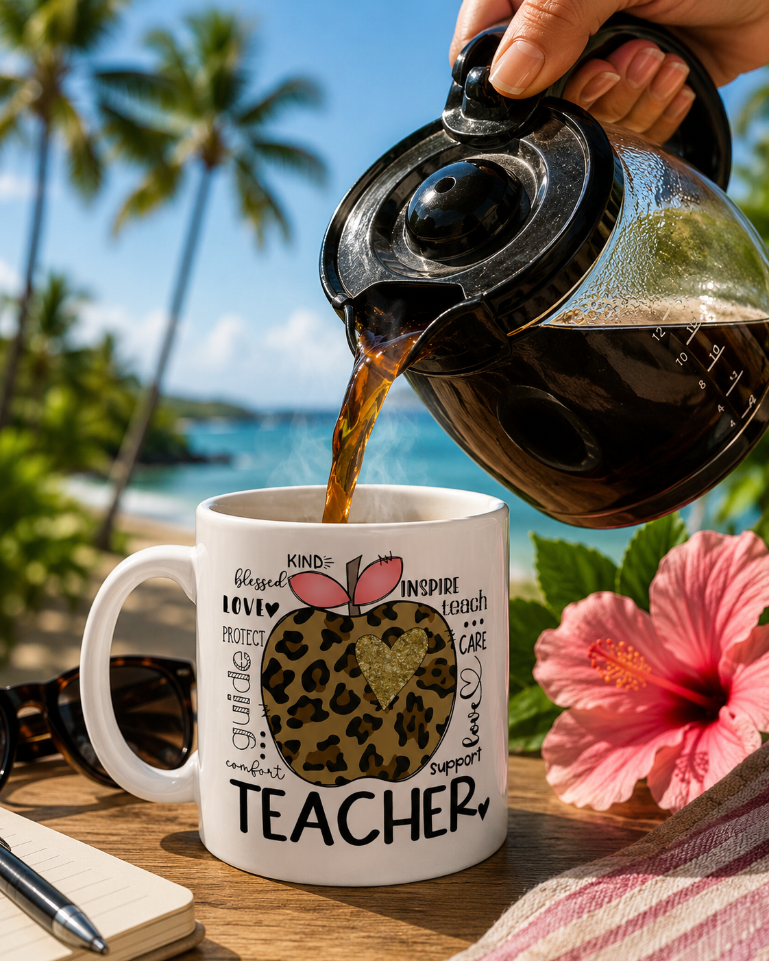 Cute Teacher Coffee Mug | Teacher Appreciation Gift |  Inspirational Classroom Ceramic Cup | Ceramic Mug | 11oz | 15oz