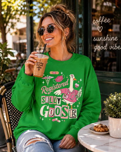 Funny Nurse Crewneck | Cute Nursing Sweatshirt | Healthcare Worker Gift | Unisex Sweatshirt