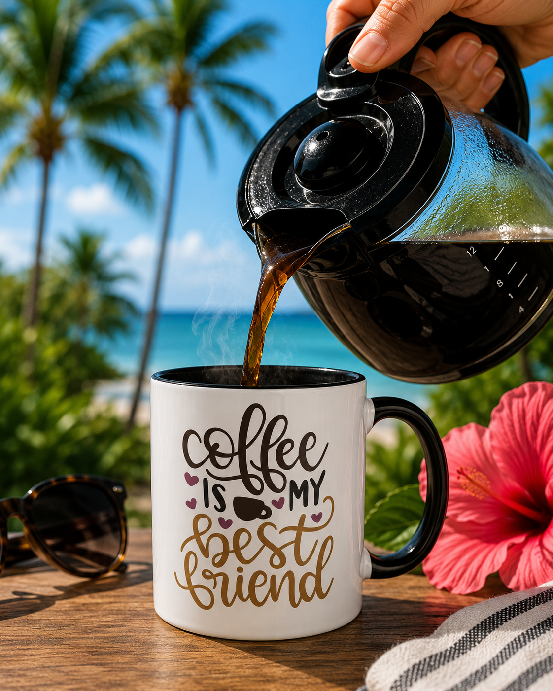 Funny Coffee Lover Mug | Cute Coffee Quote Ceramic Cup | Gift for Coffee Addicts | Accent Coffee Mug  | 11oz