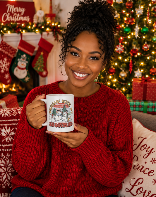 Christmas Coffee Mug | Christmas Presents | Luxury Christmas | Midcentury Christmas | Xmas Mug | Couple Mug | Ceramic Coffee Cups | 11oz | 15oz