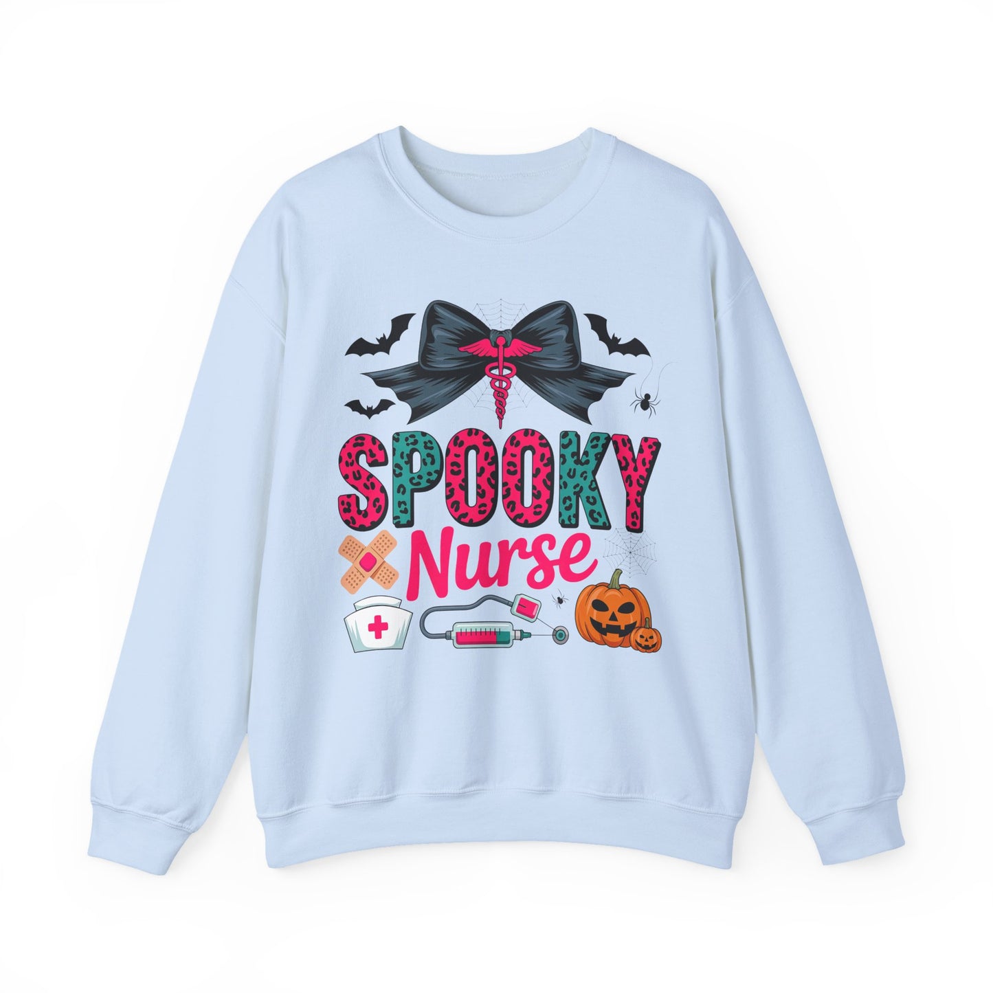 Nurse | Halloween Sweatshirt | Ghost Sweatshirt | Fall Sweatshirt | Pumpkin Sweatshirt | Cozy Sweatshirt | Halloween Top | Halloween Party