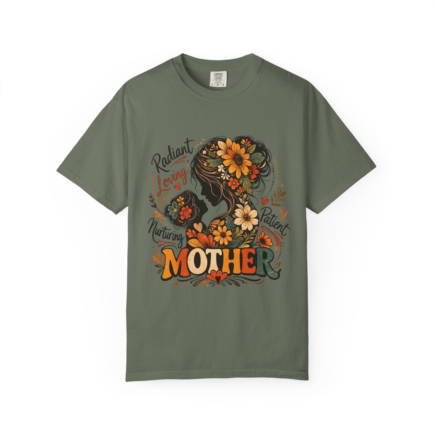 Radiant Loving Mother Graphic T-Shirt | Floral Mom Appreciation Tee