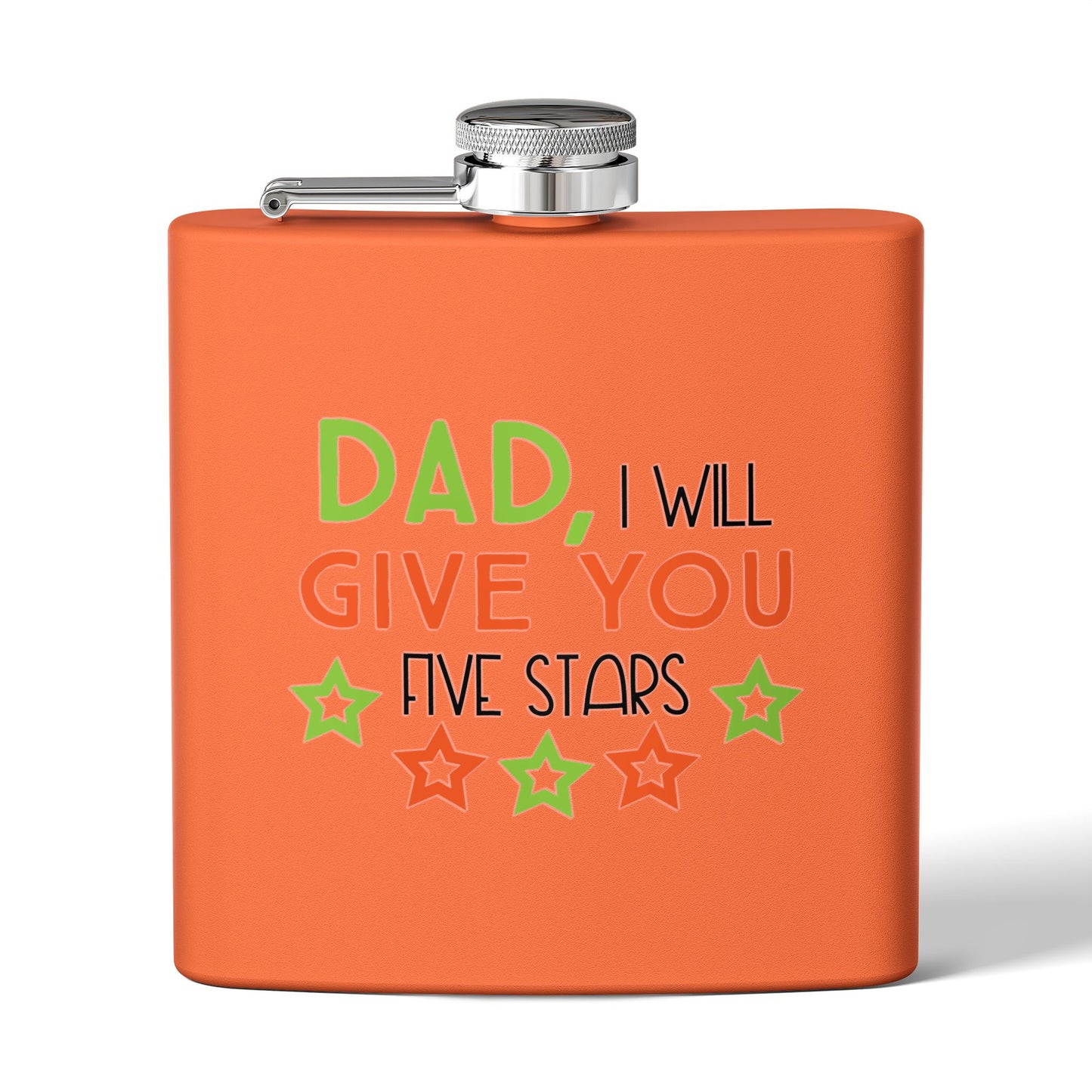 Funny Gift for Dad | Father’s Day Hip Flask | Dad Gift for Husband | Grandpa | New Dad Flask  I Stainless Steel 6oz | Gift Flask