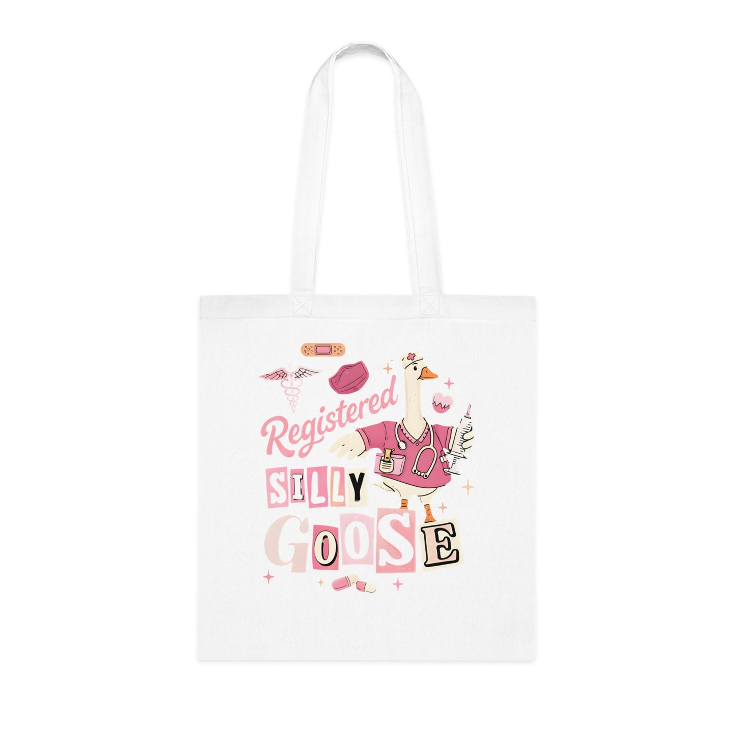 Nurse Tote Bag | Funny Nurse Canvas Tote for Work | Cotton Tote
