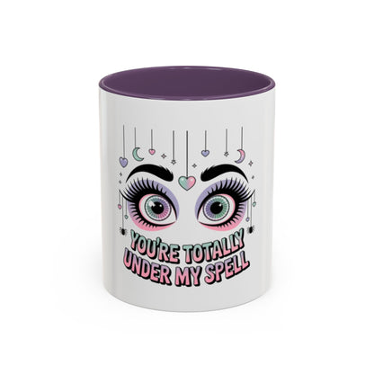 Cute Halloween Coffee Mug | Witchy Ceramic Cup | Spooky Girly Gift | Accent Coffee Mug | 11oz