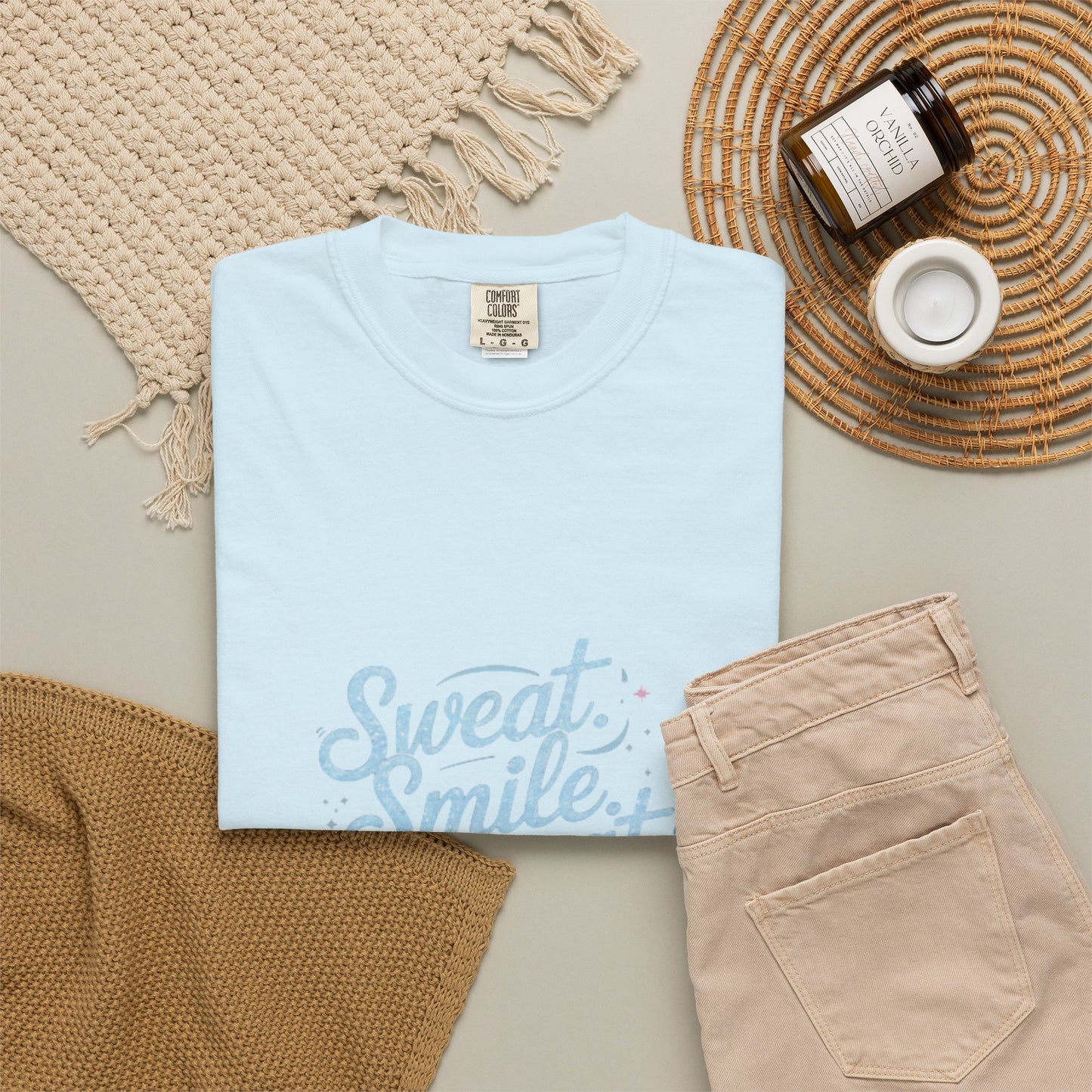 Motivational Mom Fitness Tee | Garment-Dyed T-shirt