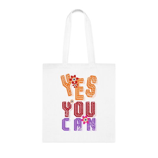 Motivational Canvas Tote Bag for Women, Work, School & Everyday Use | Cotton Tote