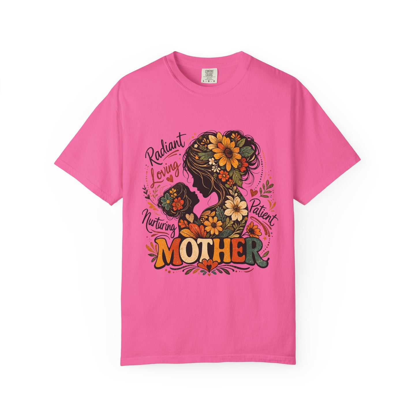 Radiant Loving Mother Graphic T-Shirt | Floral Mom Appreciation Tee