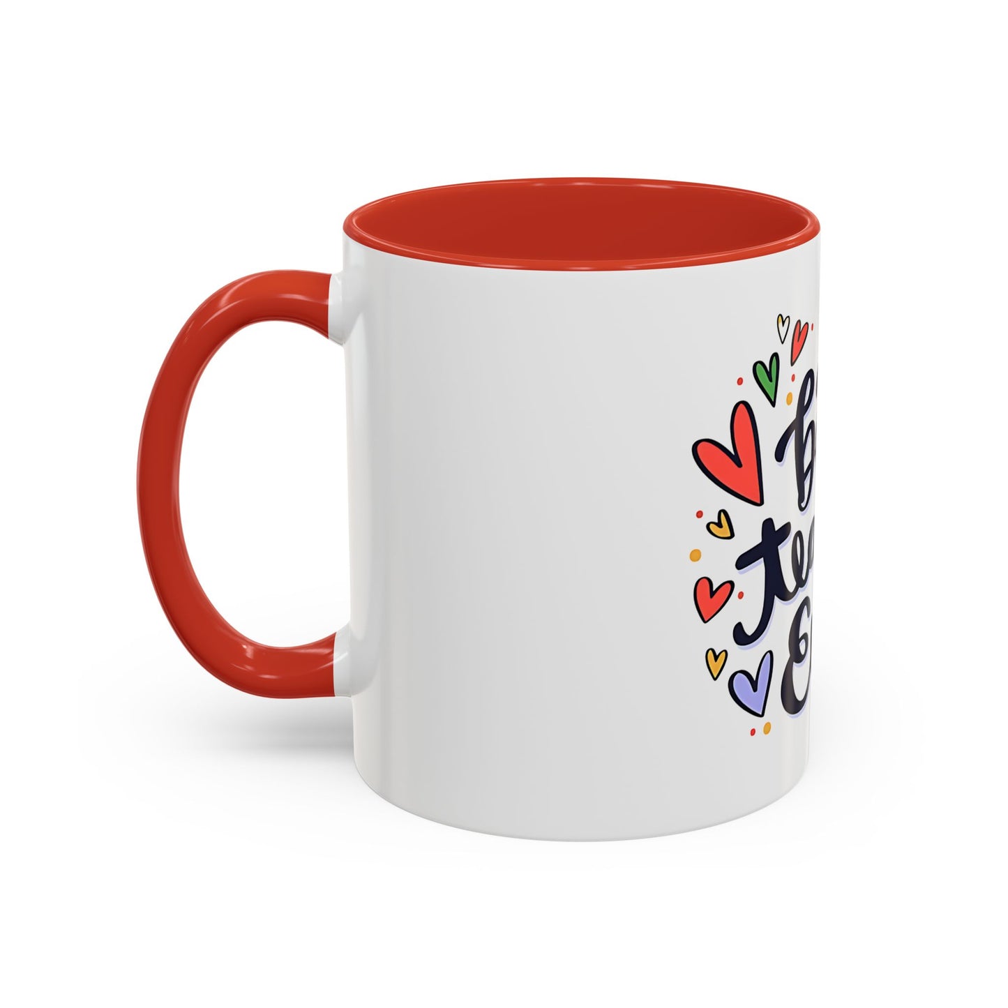Teacher Appreciation Coffee Mug | Cute Gift for Teachers | Classroom Ceramic Cup | Accent Coffee Mug | 11oz | 15oz
