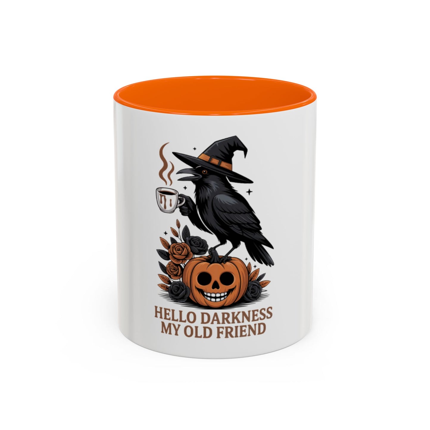 Gothic Raven Halloween Coffee Mug | Spooky Crow Ceramic Cup | Coffee Mug  | 11oz