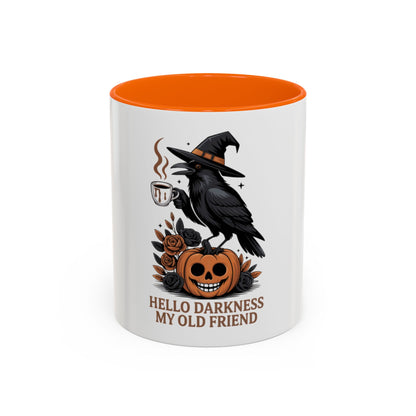 Gothic Raven Halloween Coffee Mug | Spooky Crow Ceramic Cup | Coffee Mug  | 11oz
