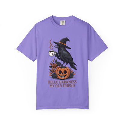 Halloween T-Shirt | Witchy Raven Pumpkin Graphic Tee | Unisex  T-shirt